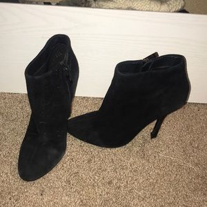 Aldo black heel booties